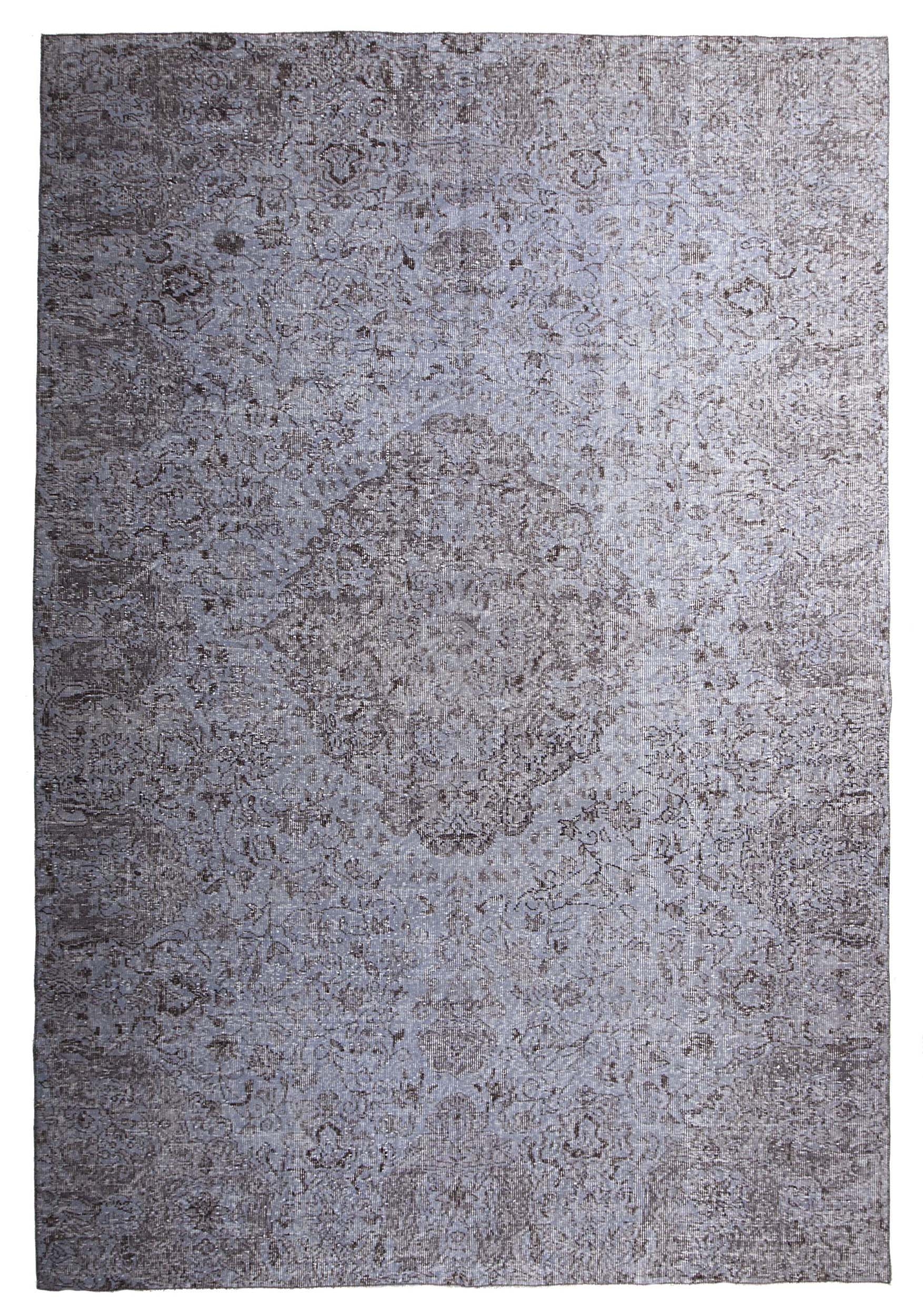 Foto: vintage recoloured rug kleur grijs 208x306cm