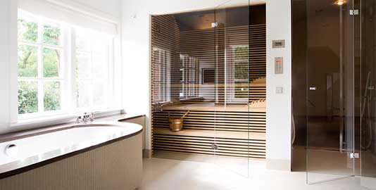 Duidelijk maken ik klaag Pennenvriend saunabouw sauna in de badkamer - onderhoud - wellness-zwembad - Wonen.nl