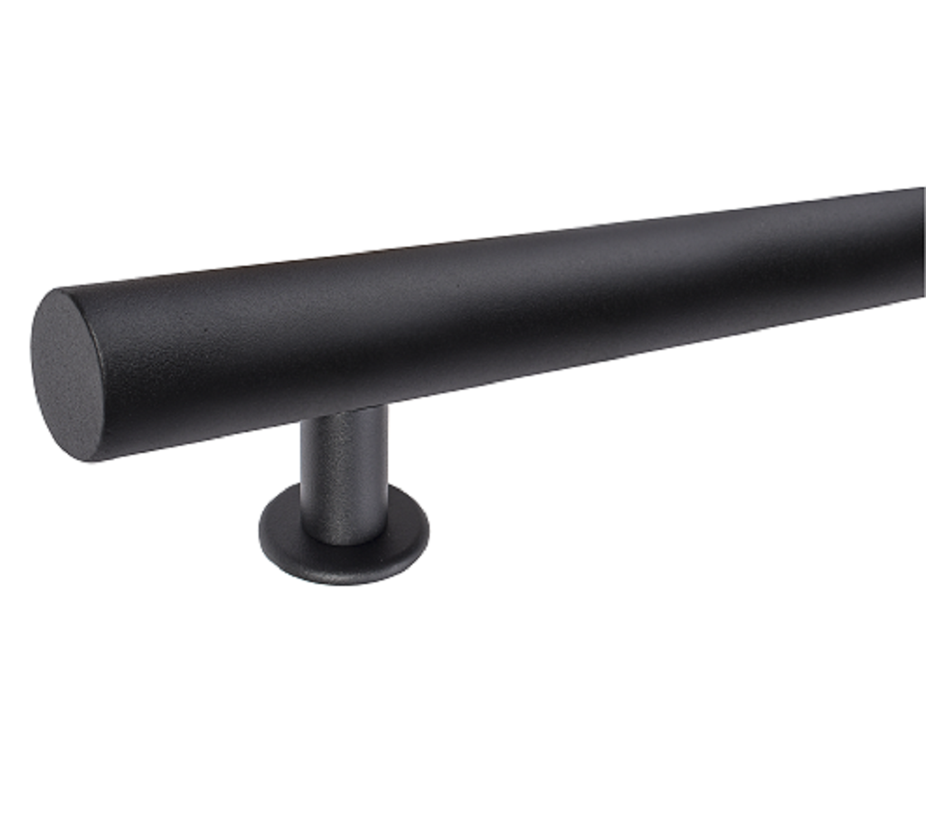 Foto: Wonennl Lumigrip trapleuning zwart tango close