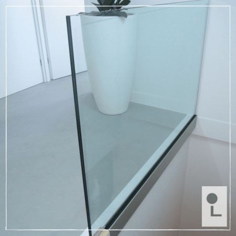 Foto : Lumigrip® | Glazen balustrade 'model in profiel'