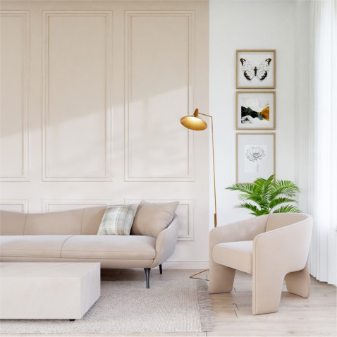 Foto : Sierlijsten: de stijlvolle manier om karakter en luxe toe te voegen aan uw interieur