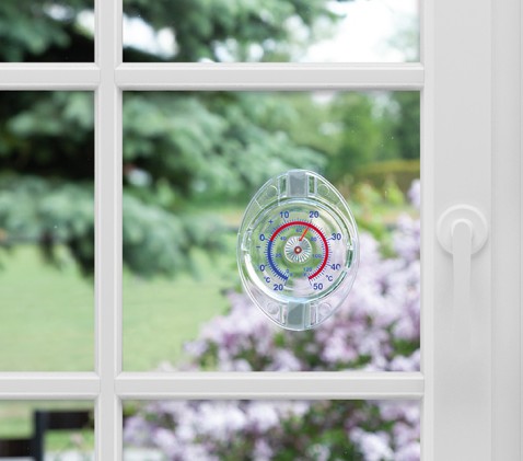 Foto : Thermometer voor aan het raam
