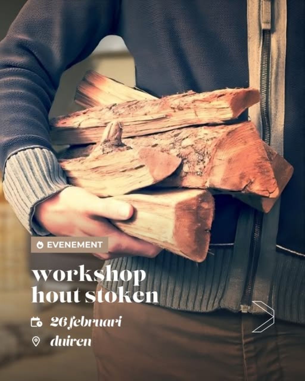 Foto: houtkachel gratis workshop