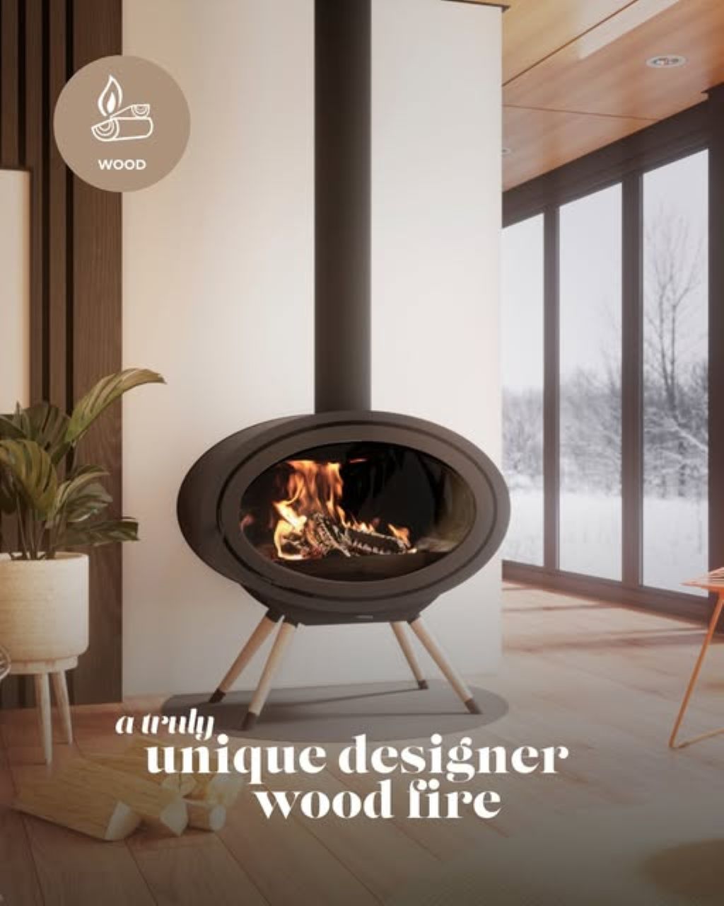 Foto: wonen nl dik geurts designhaard dru verwarming