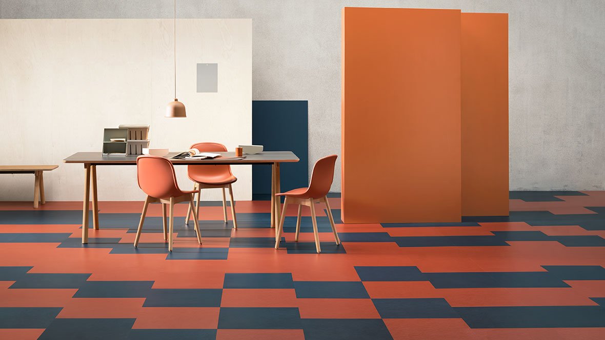 Foto: 1180x664 Marmoleum Modular t3358 t3352 Colour C