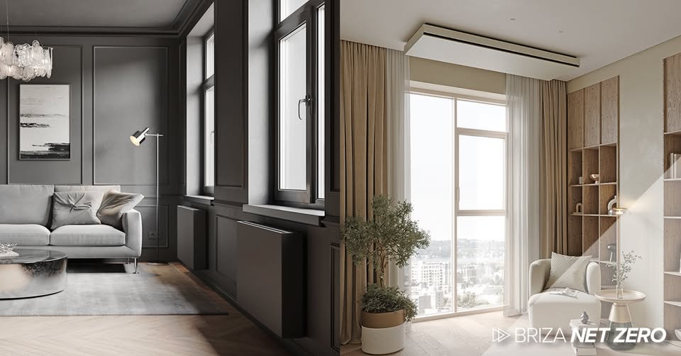 Foto : Briza Net Zero – Krachtig koelen en efficiënt verwarmen met één systeem