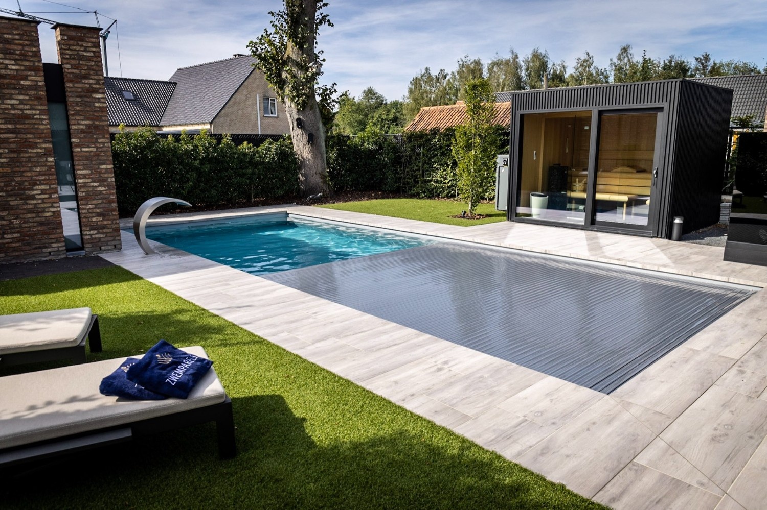 Foto: Pi7 Image Gert Kwanten Tuinarchitectuur Onderhoudsvriendelijke tuin met zwembad 14