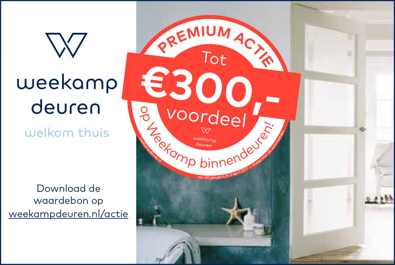 Foto: w3 Adv actie Weekamp binnendeuren   voorjaar 2017 v2