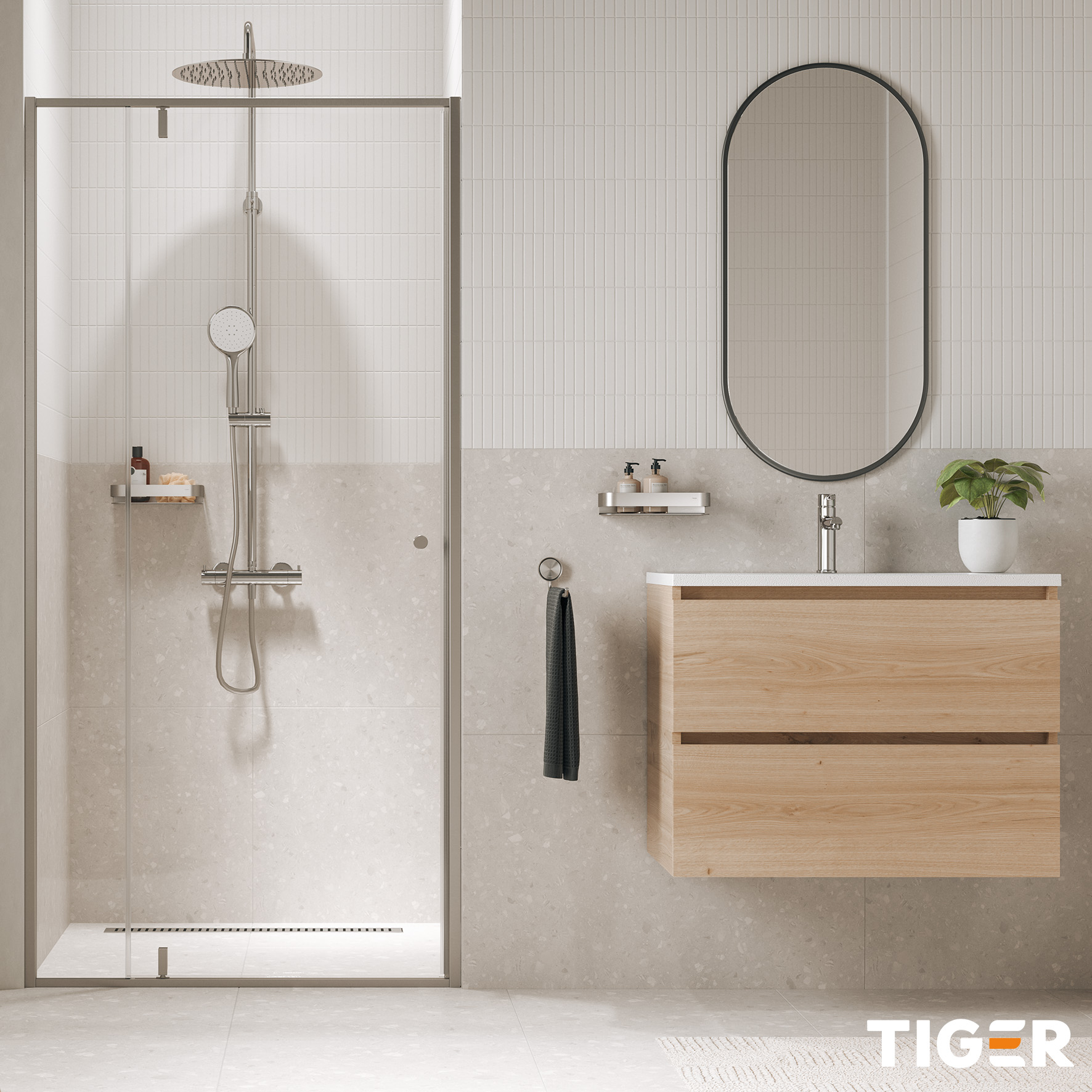 Foto : Beige Badkamertrend