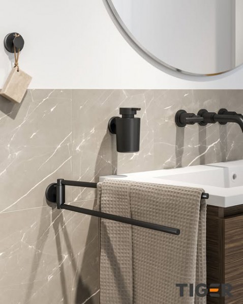 Foto : Badkameraccessoires monteren zonder boren