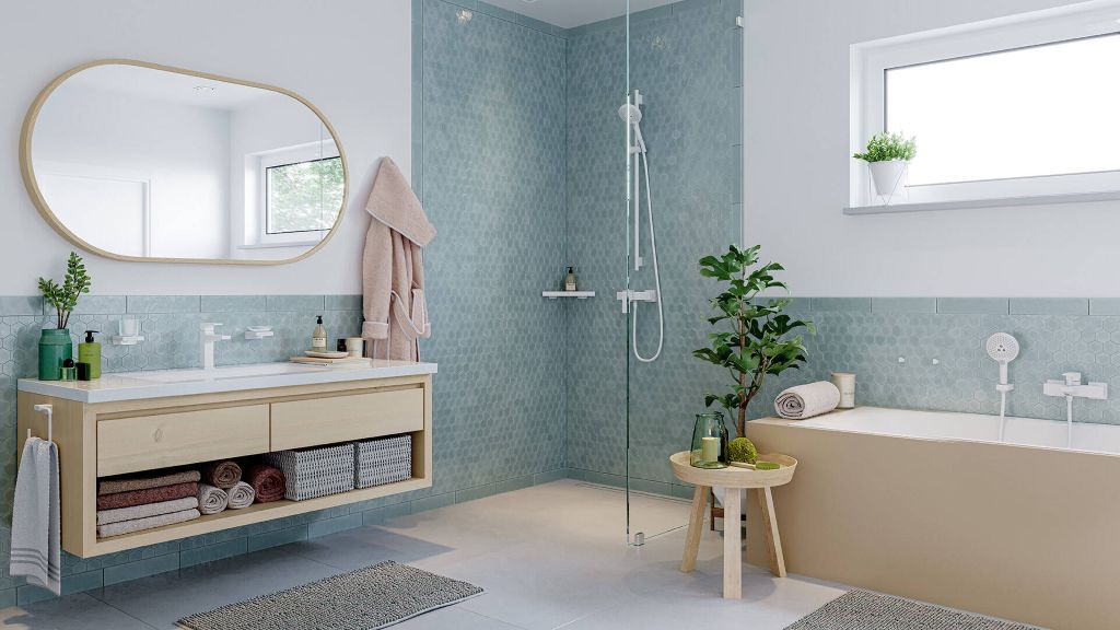 Foto: raindance metropol matt white bathroom ambiance 16x9