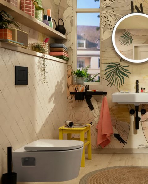 Foto : Kleur, stijl en functionaliteit: durf te kiezen voor een opvallende badkamer