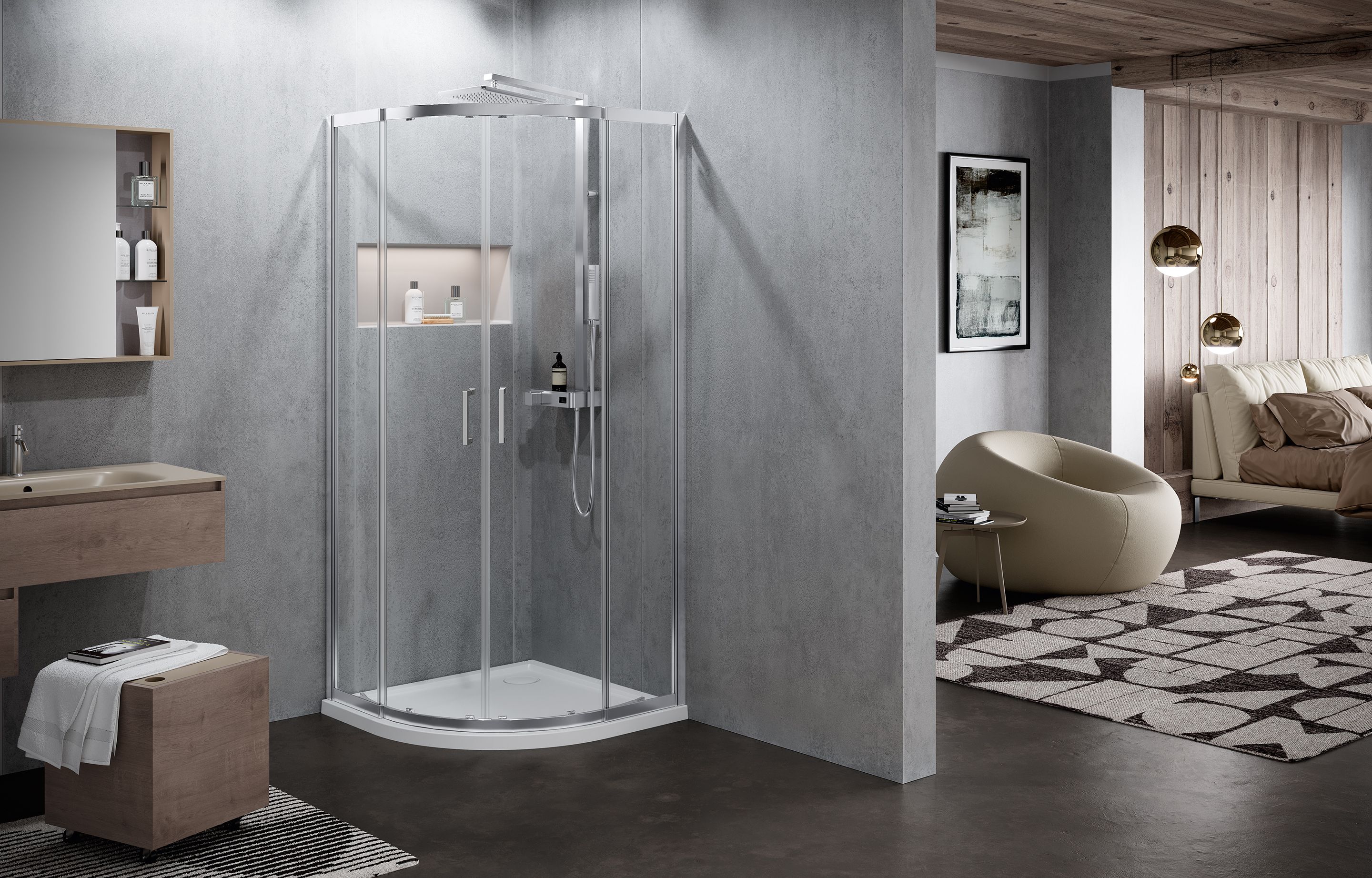 Foto: cq5dam web 3000 3000 douchewanden novellini zephyros douche