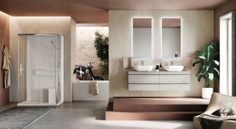 Foto : Novellini Glax 2.0 douchecabine: modern design met luxe douchecomfort