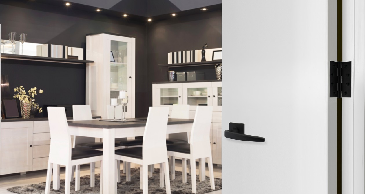 Foto: w3 Intersteel trendy zwarte scharnieren