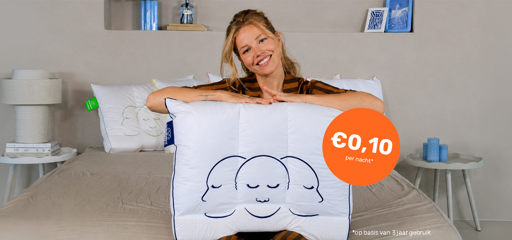 Foto : Het hele jaar door profijt van je vakantiegeld? Investeer in een goed hoofdkussen.