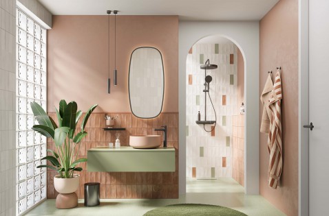 Foto : Kleinere badkamer, groots douchecomfort