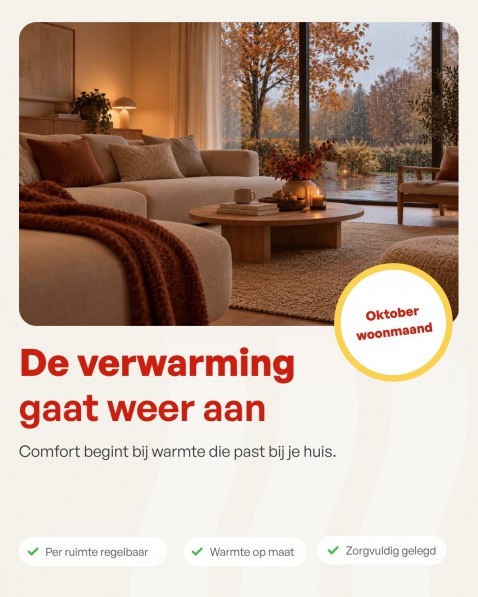 Foto : Comfortabele warmte met elektrische vloerverwarming