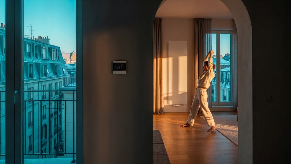 Foto : Weinig wandruimte? Met een verticale radiator creëer je meer mogelijkheden