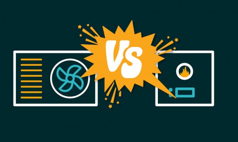 Foto : Warmtepompen versus klassieke HVAC-systemen