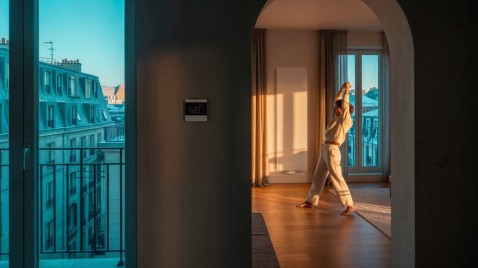 Foto : Weinig wandruimte? Met een verticale radiator creëer je meer mogelijkheden