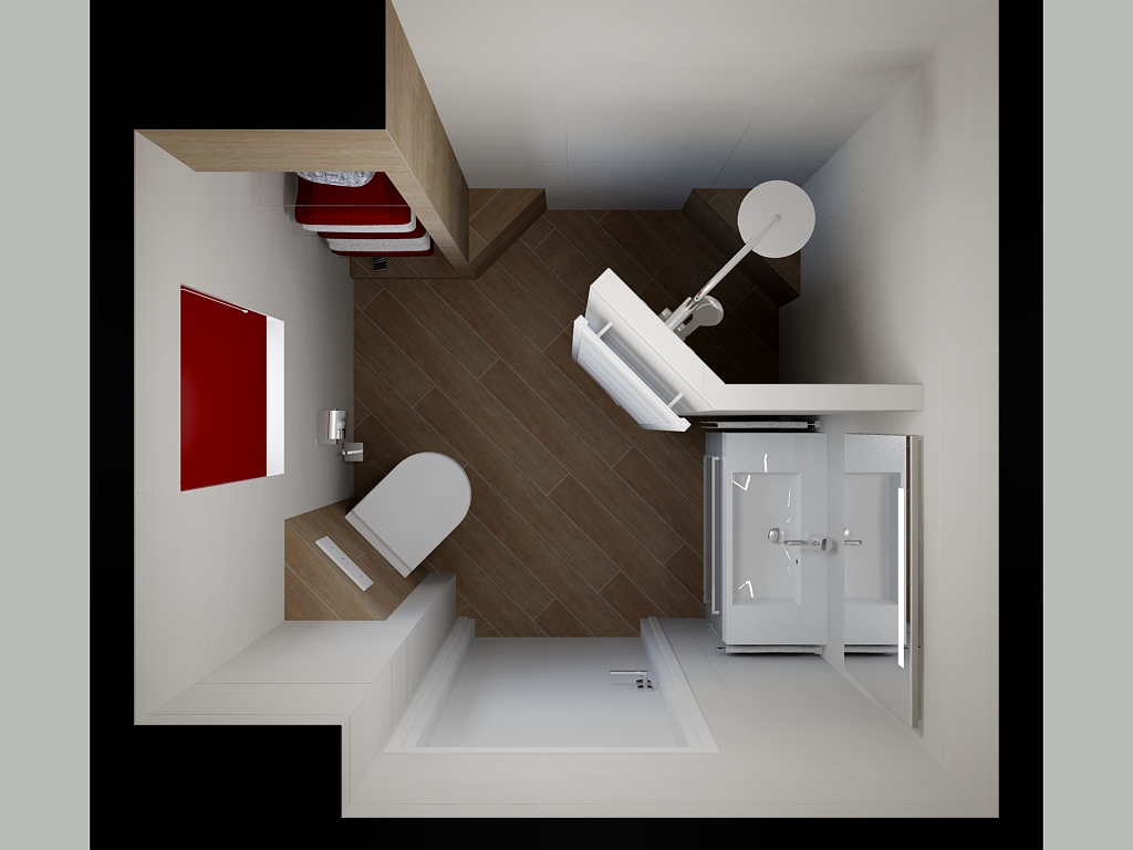 Foto: Badkamer ontwerp kleine badkamer