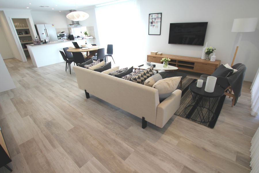 Foto: Supergres Travel White houtlooktegels