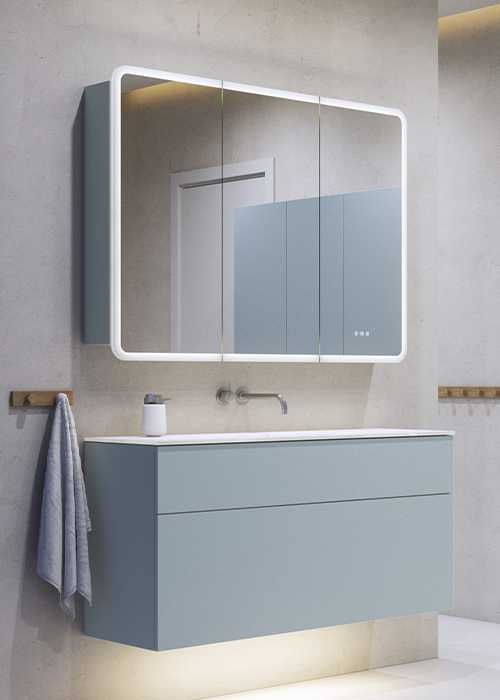 Foto : Nieuwe Gloriance spiegelkasten combineren design en comfort
