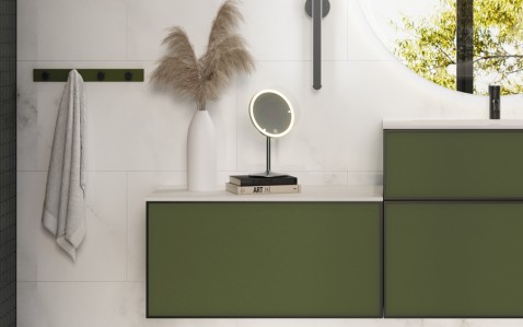 Foto : Breng eenheid en stijl in de badkamer met doordachte details