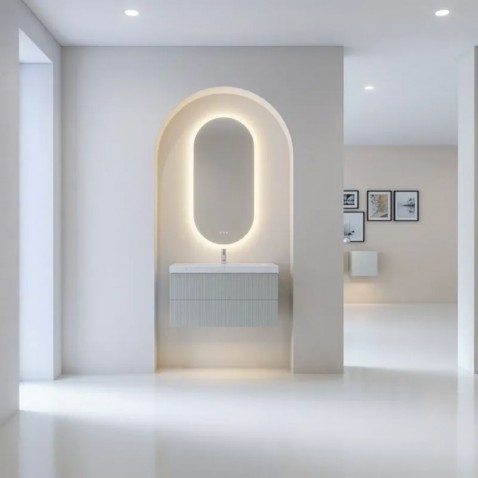 Foto : De perfecte badkamerspiegel: ontdek de kracht van goede verlichting