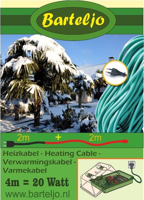 Foto: verwarmingskabel barteljo 4 meter 391 2