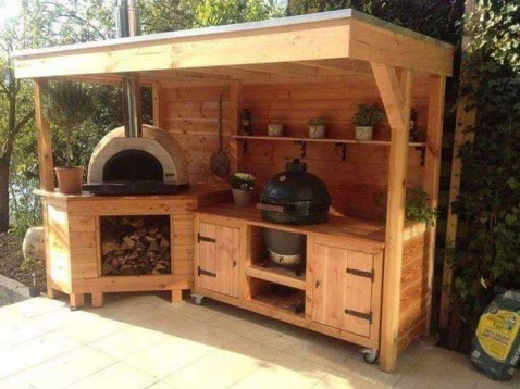 Foto : Houtgestookte oven