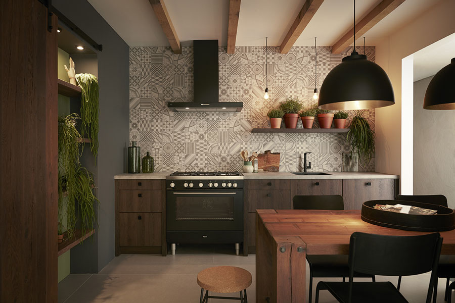 Foto: Elba Ruw Eiken  Crystal NCS olijfgroen SL