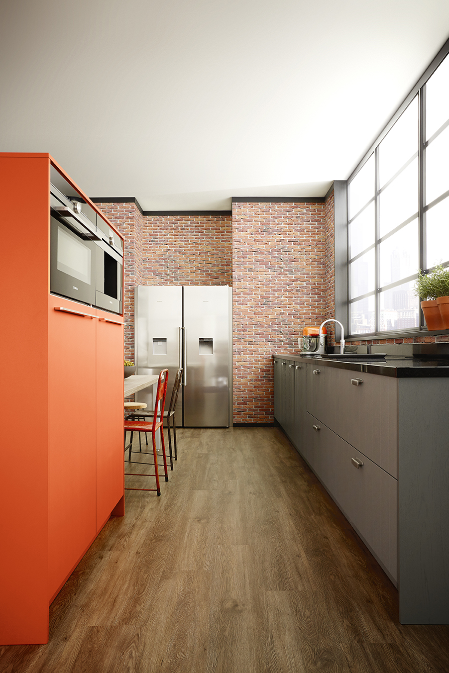 Foto: Merestein basalt SL Crystal NCS oranje SL STAAND BASIS