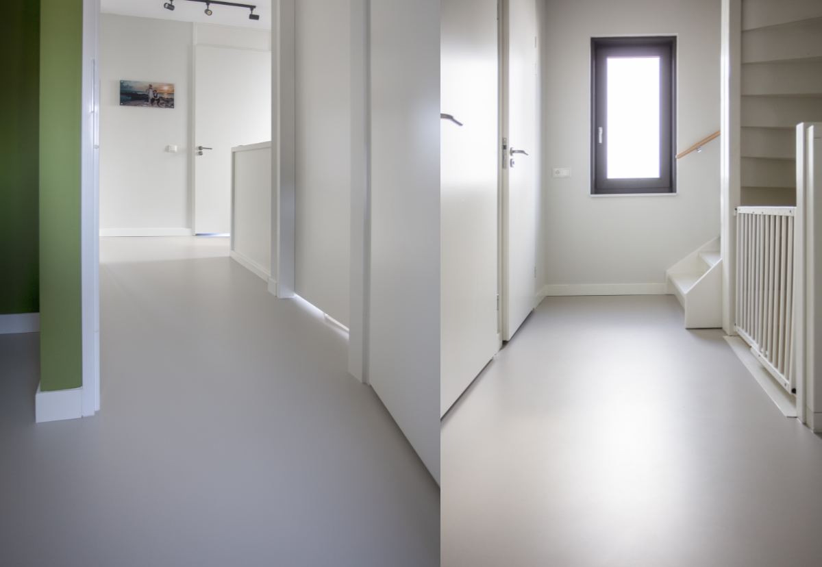 Foto: Pu gietvloer overloop