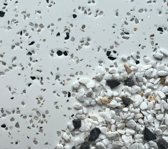 Foto: terrazzo steen