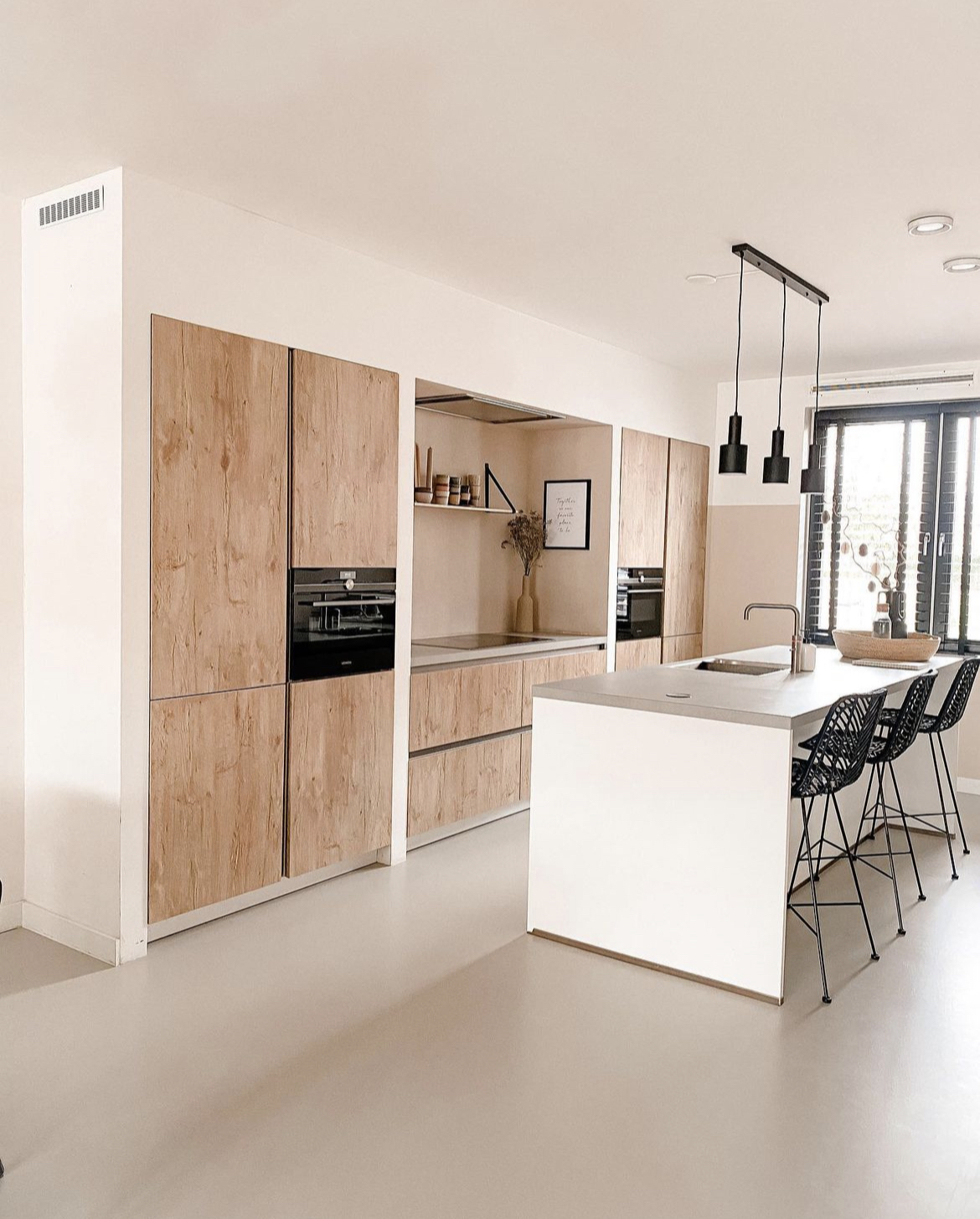 Foto: gietvloer keuken