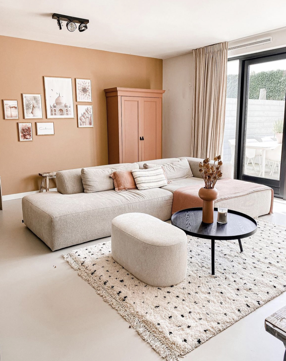 Foto: gietvloer woonkamer