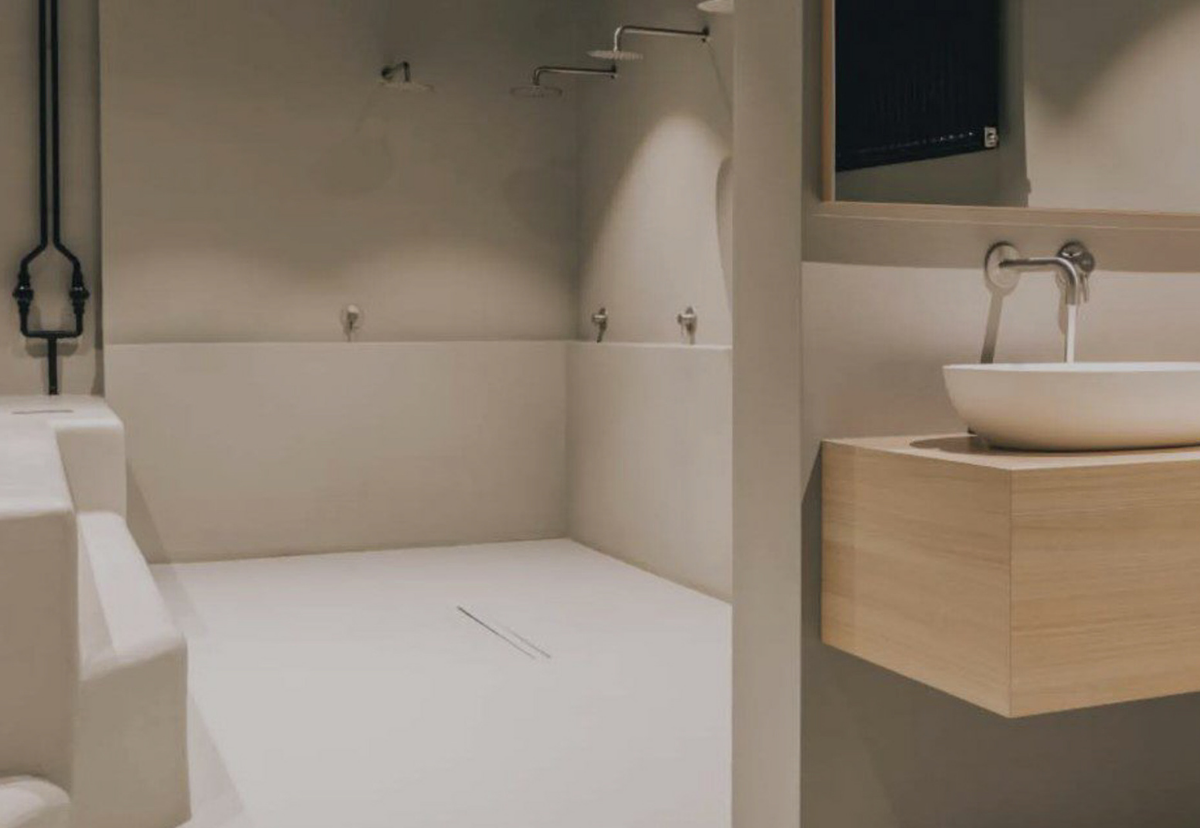 Foto: microcement badkamer