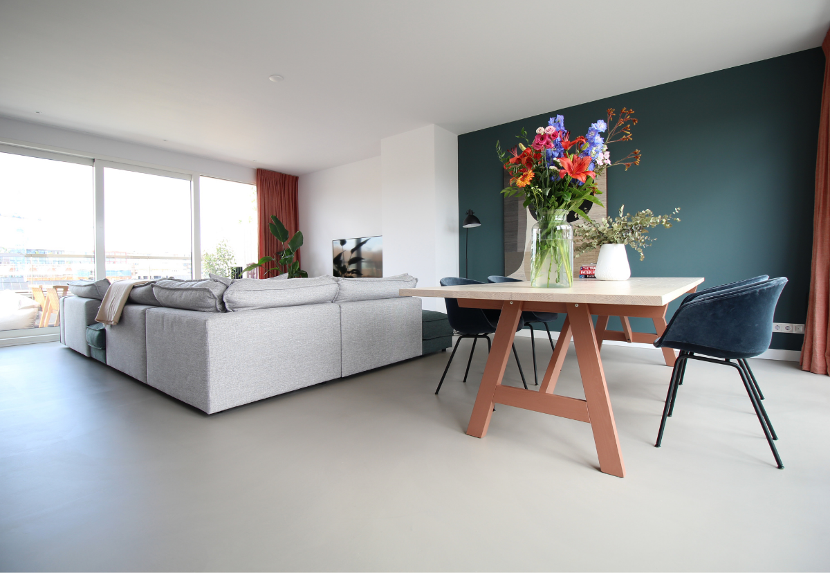 Foto: microcement wonkeuken