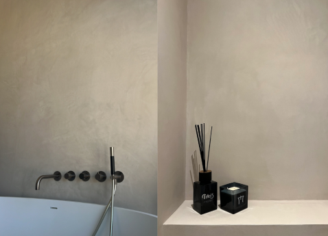 Foto : De Motion Wall. Cement gebonden of fluweel velvet