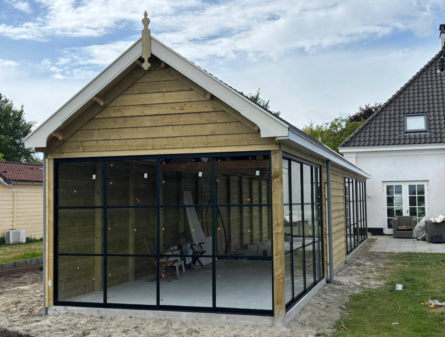 Foto: mg houtbouw wonen nl poolhouse