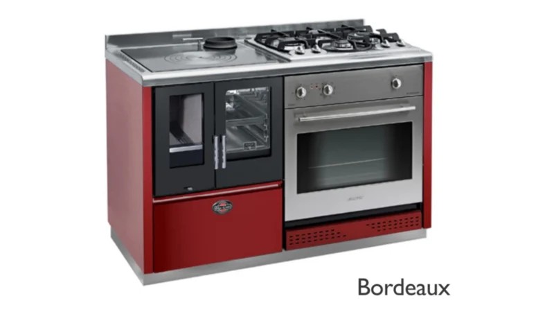 Foto: COMBI Fornuis Prima 120 Plus hout elektrische oven en of gas