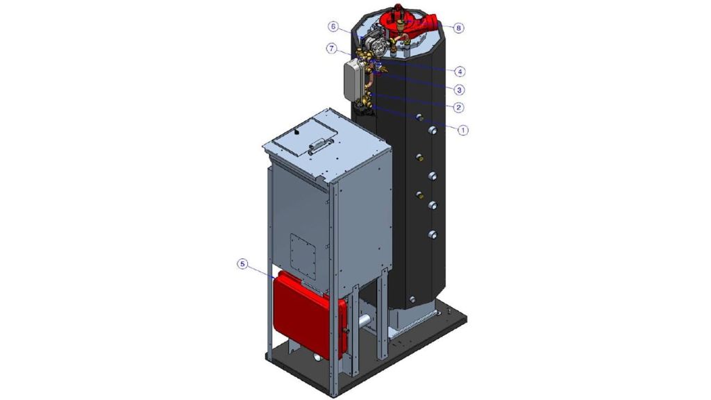 Foto: Wonennl Pietro e Calore Sola 15 pelletketel voor cv en warm water 03