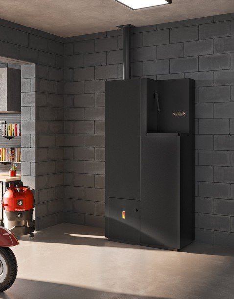 Foto : Evacalor Sola 15 – compacte all-in-one pelletketel