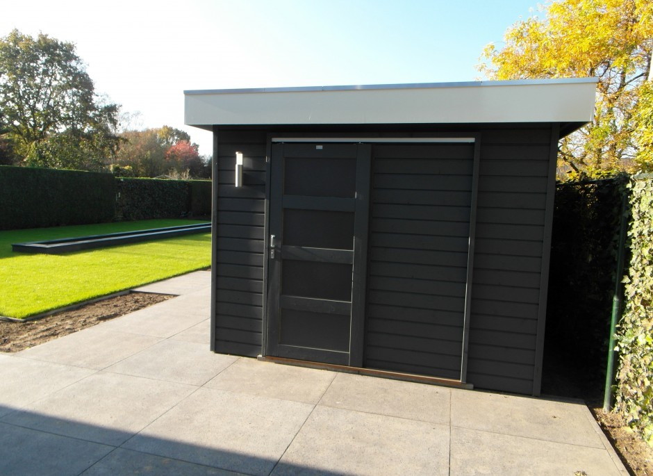 Foto: w3 jan de boer tuinhuis zwart