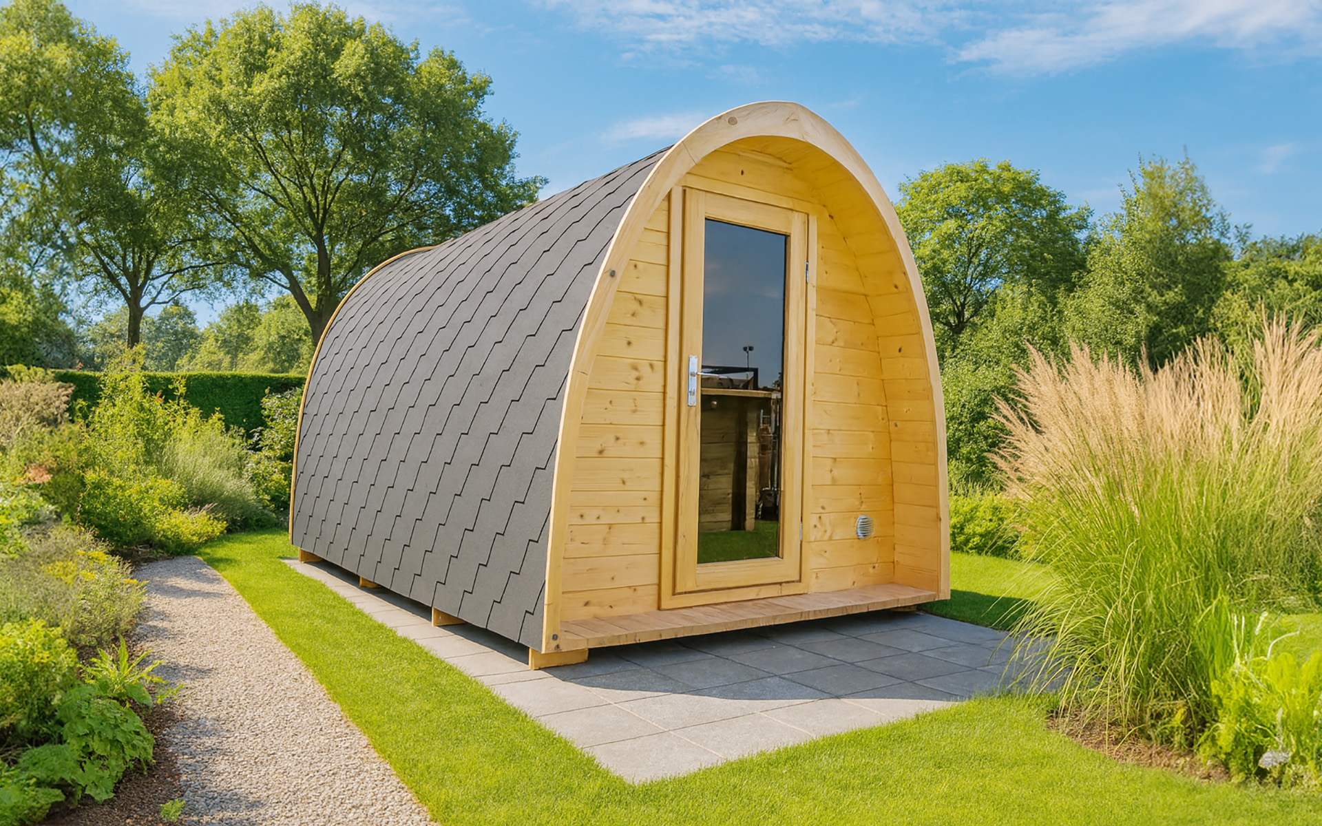 Foto : Van tuinhuis tot vakantieverblijf: ontdek de veelzijdigheid van camping pods