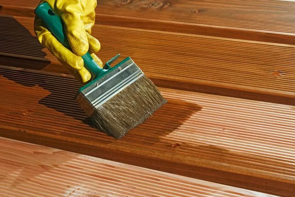 Foto : Douglashout: de beste behandelingswijzen voor een optimale levensduur van uw buitenverblijf