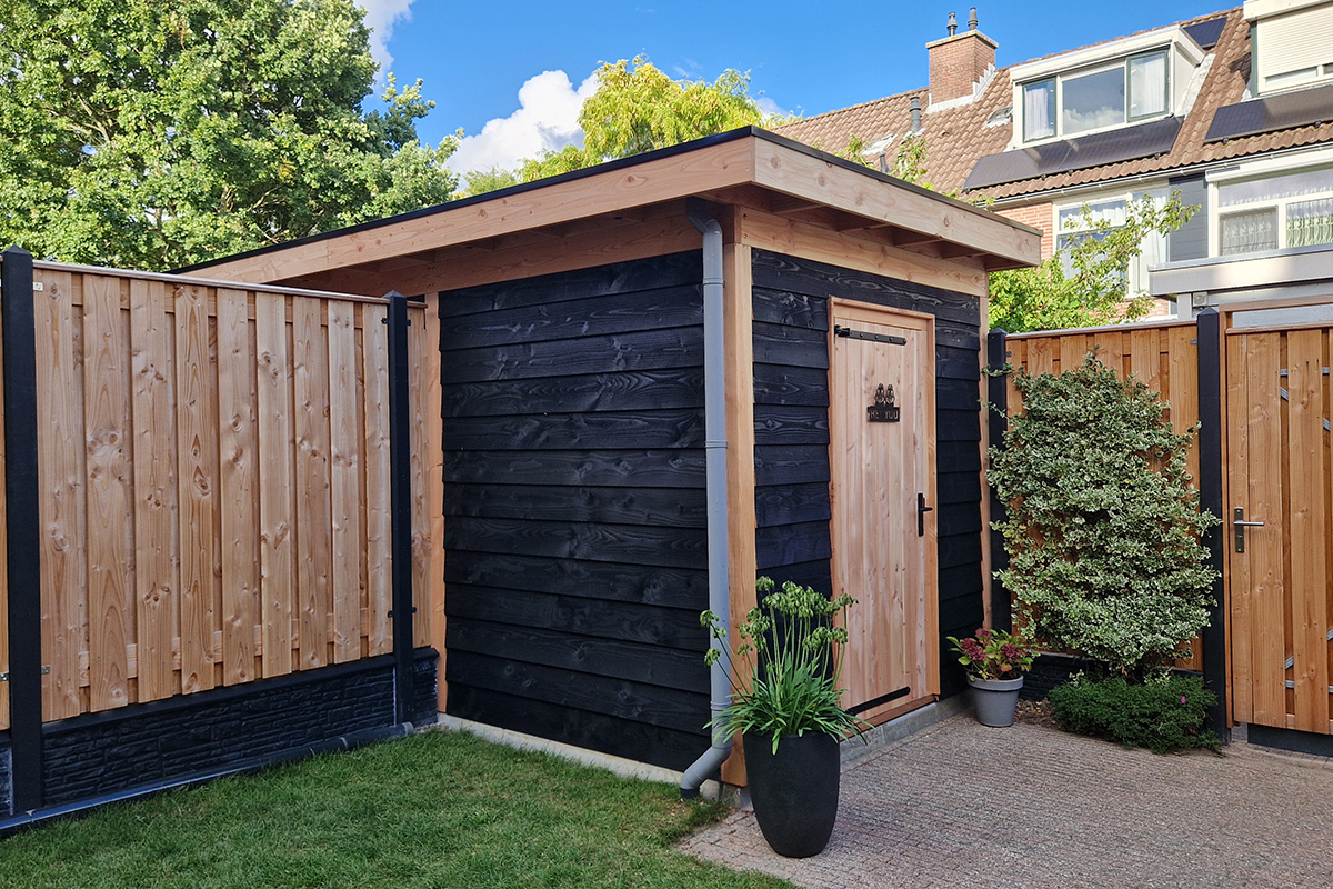 Foto : Slim opbergen in een kleine tuin