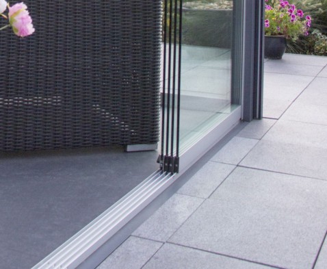 Foto : Glazen schuifwanden voor veranda's en tuinkamers